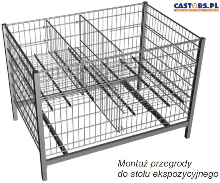 PRZEGRODA H-270 DO STOŁU EKSPOZYCYJNEGO 1200X800