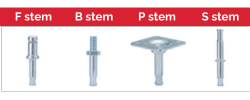 Kółko meblowe do fotela stołu CAST-T3865UZ18